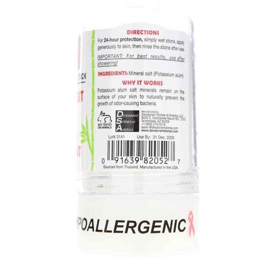 Thai Crystal Deodorant Stone, Deodorant Stones of America